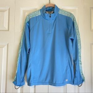 Pearl Izumi 1/4 Zip Divine Jersey Top Light Blue NWT Medium